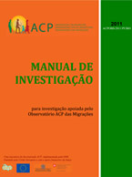 Manual de Investigação para investigação apoiada pelo Observatório ACP das Migrações