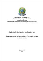 Guia de Orientações ao Gestor em Segurança da Informação e Comunicações