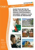 Guide pour mettre en œuvre l’évaluation des risques professionnels : document unique et plan d’actions de prévention